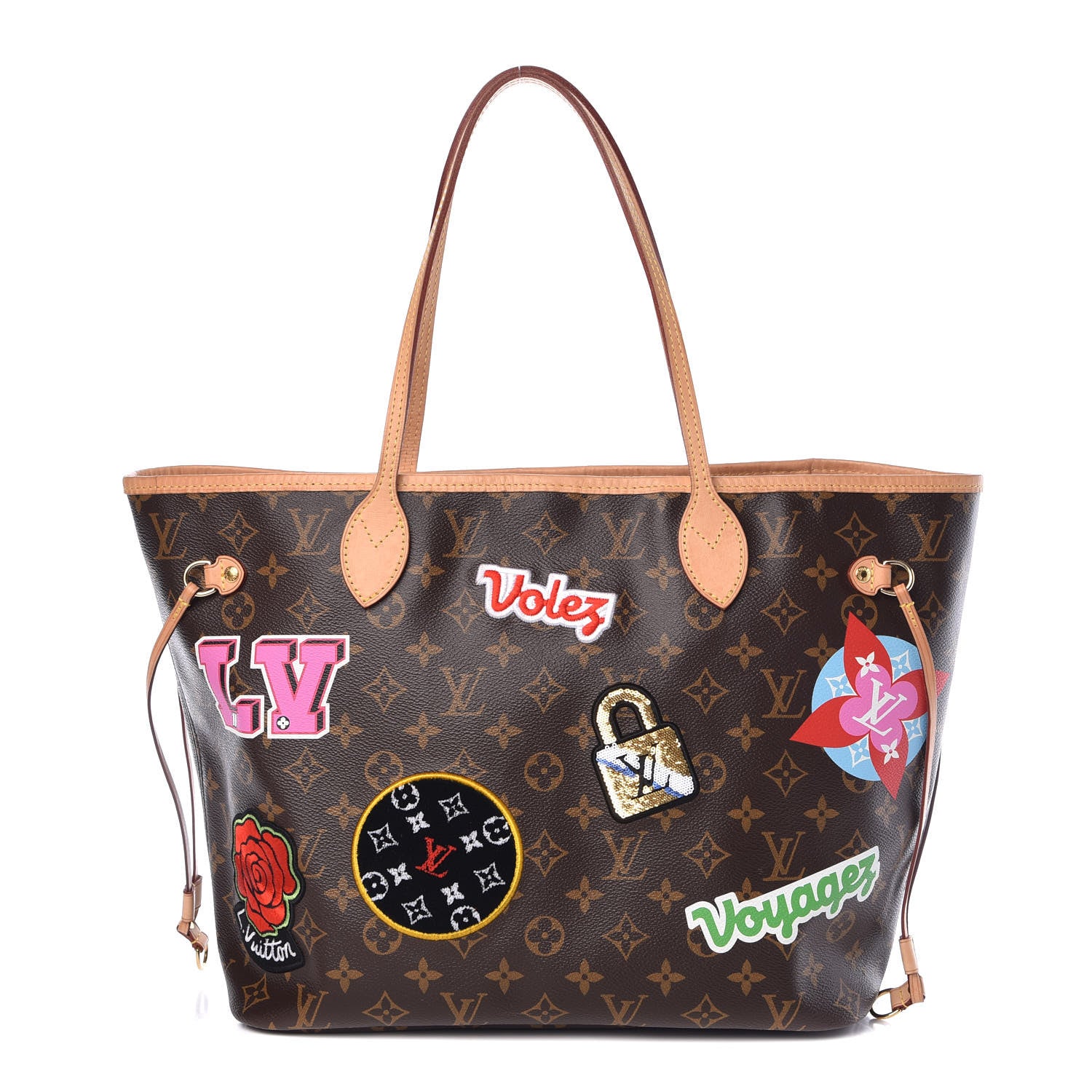 Louis Vuitton Monogram Travel Stickers Neverfull MM 1 of 8