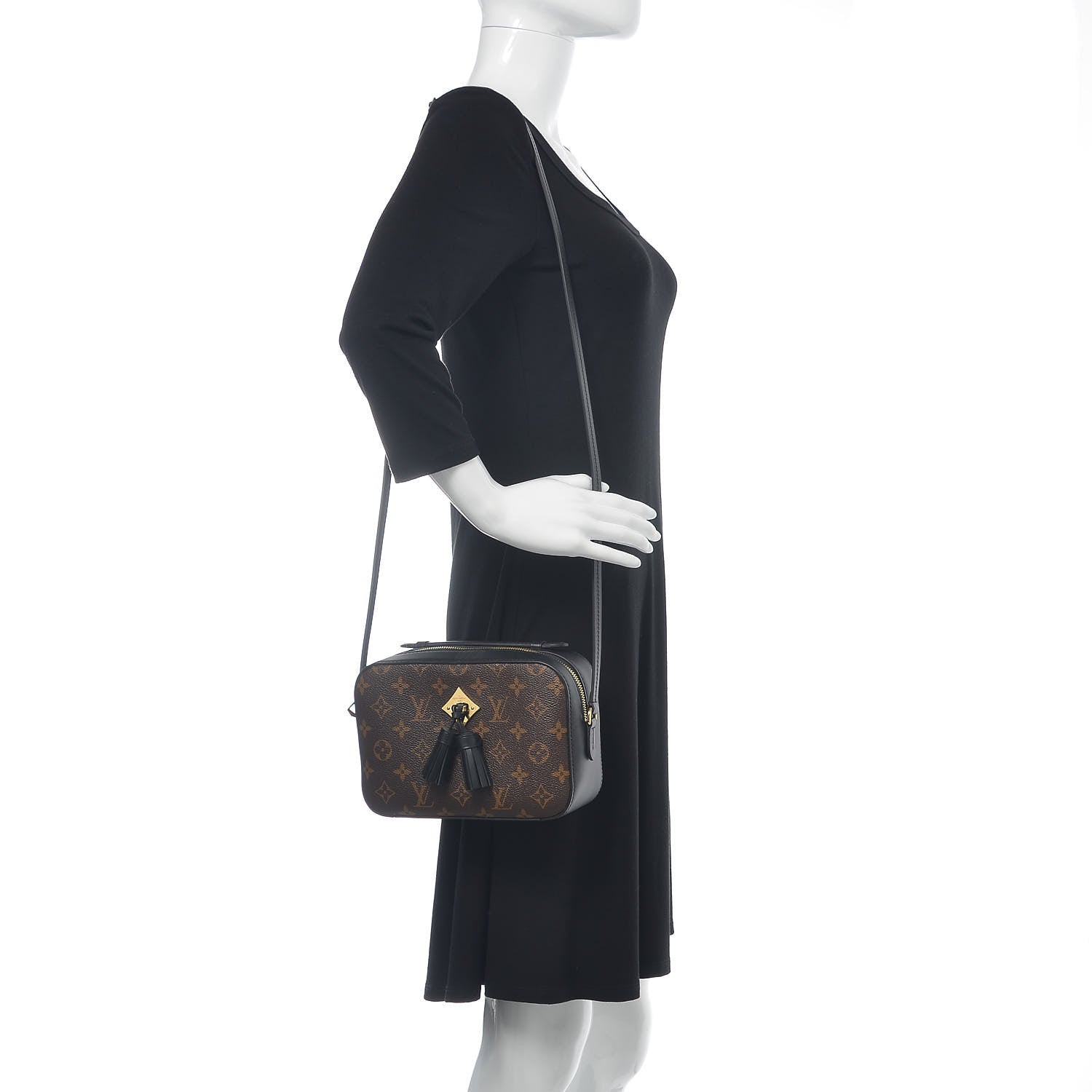 Louis Vuitton Monogram Saintonge Black 2 of 14