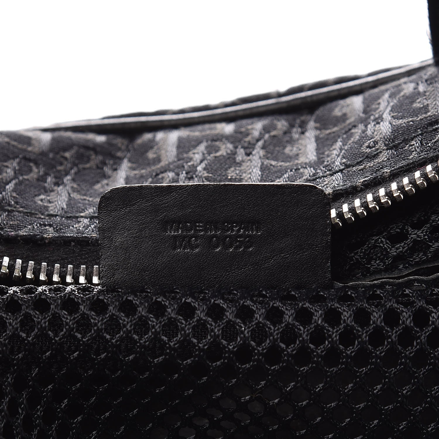 Christian Dior Monogram Canvas Travel Pouch Navy Blue 7 of 11