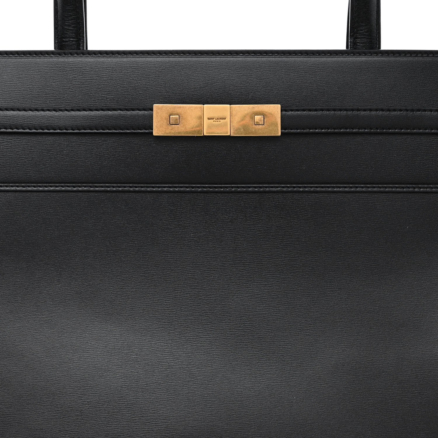 Saint Laurent Calfskin Medium Manhattan Shopper Tote Black 8 of 10