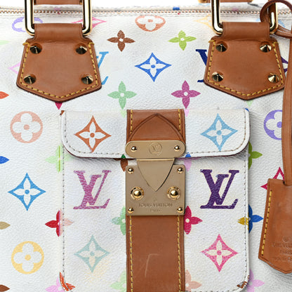 Louis Vuitton Monogram Multicolor Speedy 30 White 8 of 15