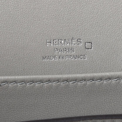 Hermes Matte Alligator Lizard Mini Sac Roulis Ombre Gris Perle 6 of 11