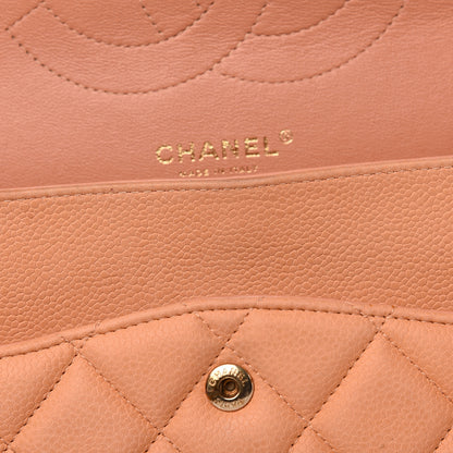 Chanel Iridescent Caviar Quilted Jumbo Double Flap Pink 19 of 19