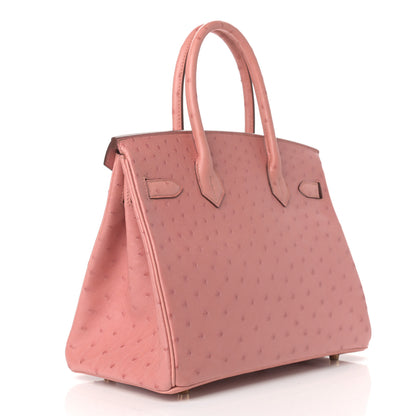 Hermes Ostrich Birkin 30 Terre Cuite 3 of 13