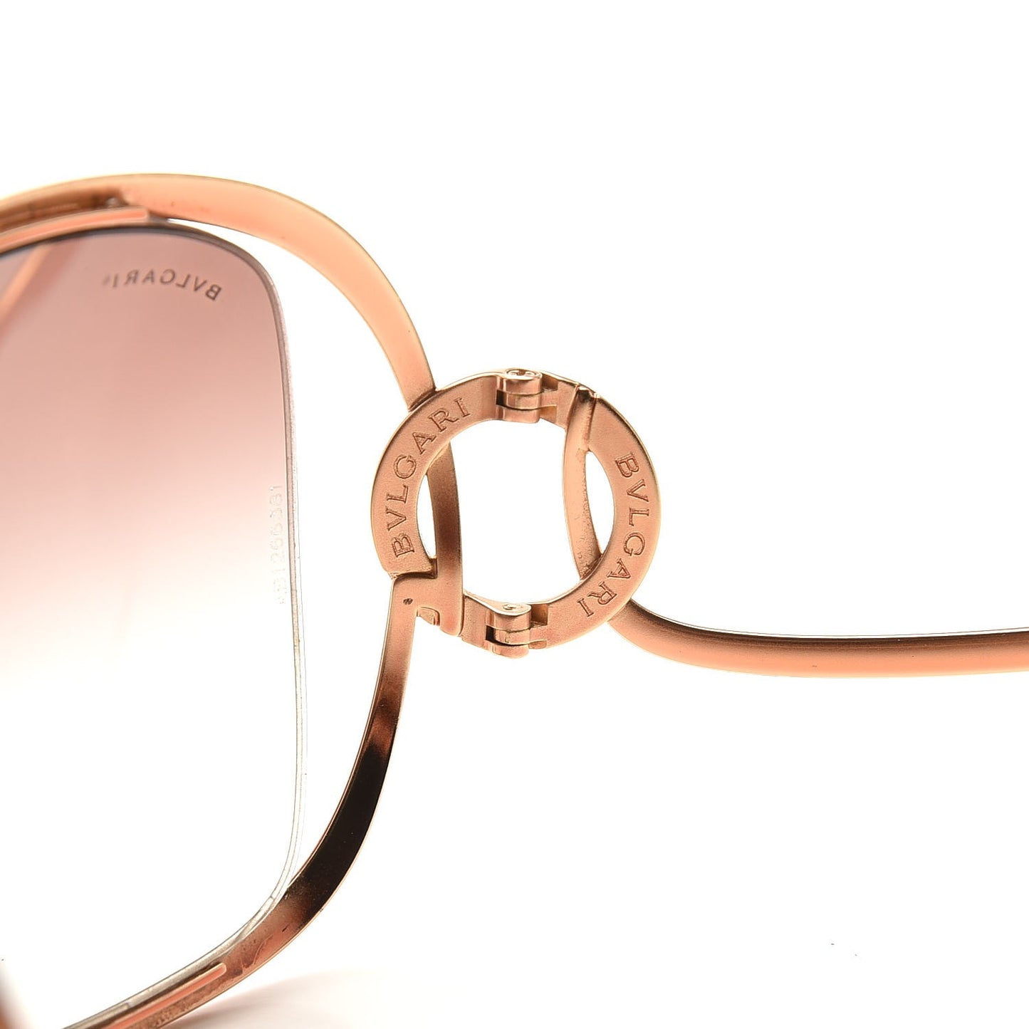 Oversized Sunglasses 6026 Rose Gold