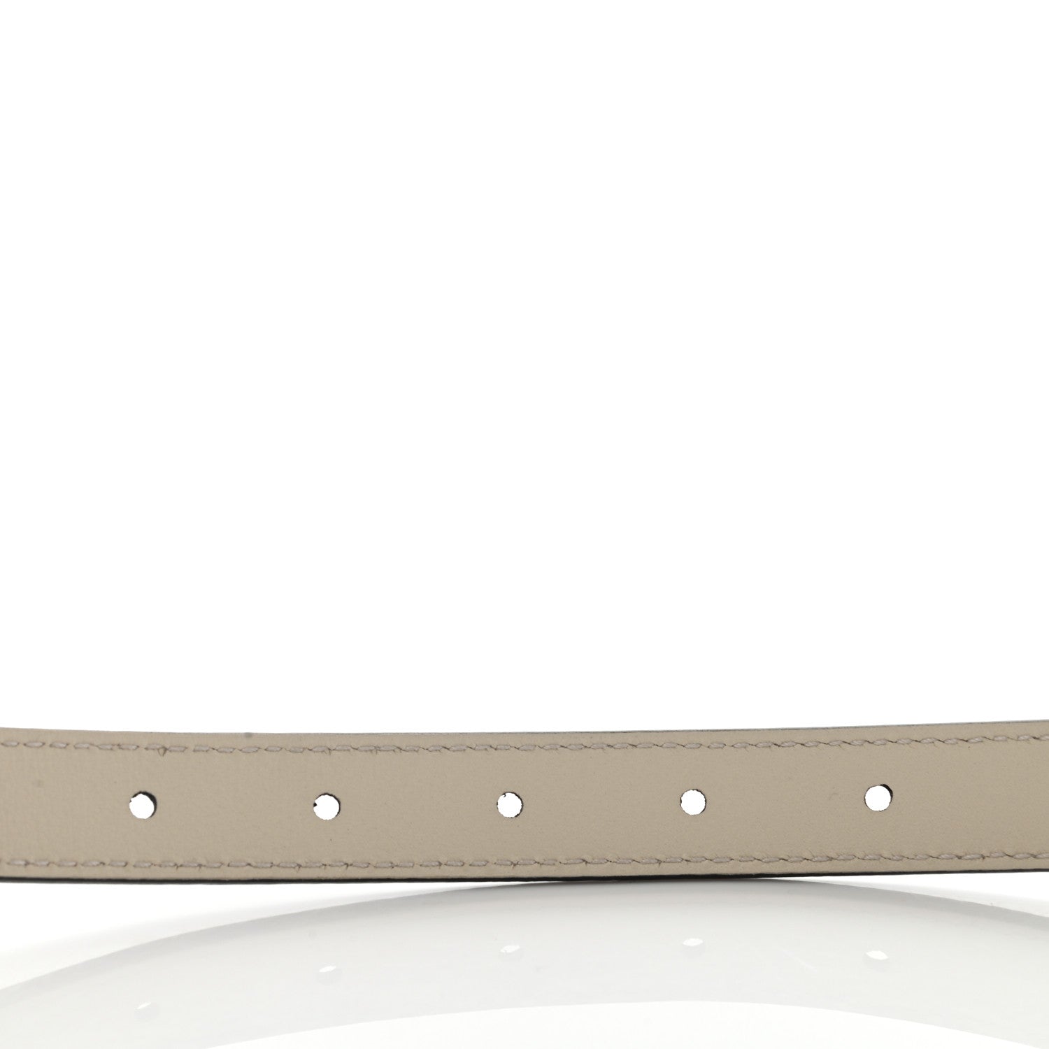 Gucci Calfskin Pearl Double G 20mm Belt 110 44 Ivory 5 of 8