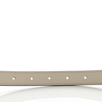 Gucci Calfskin Pearl Double G 20mm Belt 110 44 Ivory 5 of 8