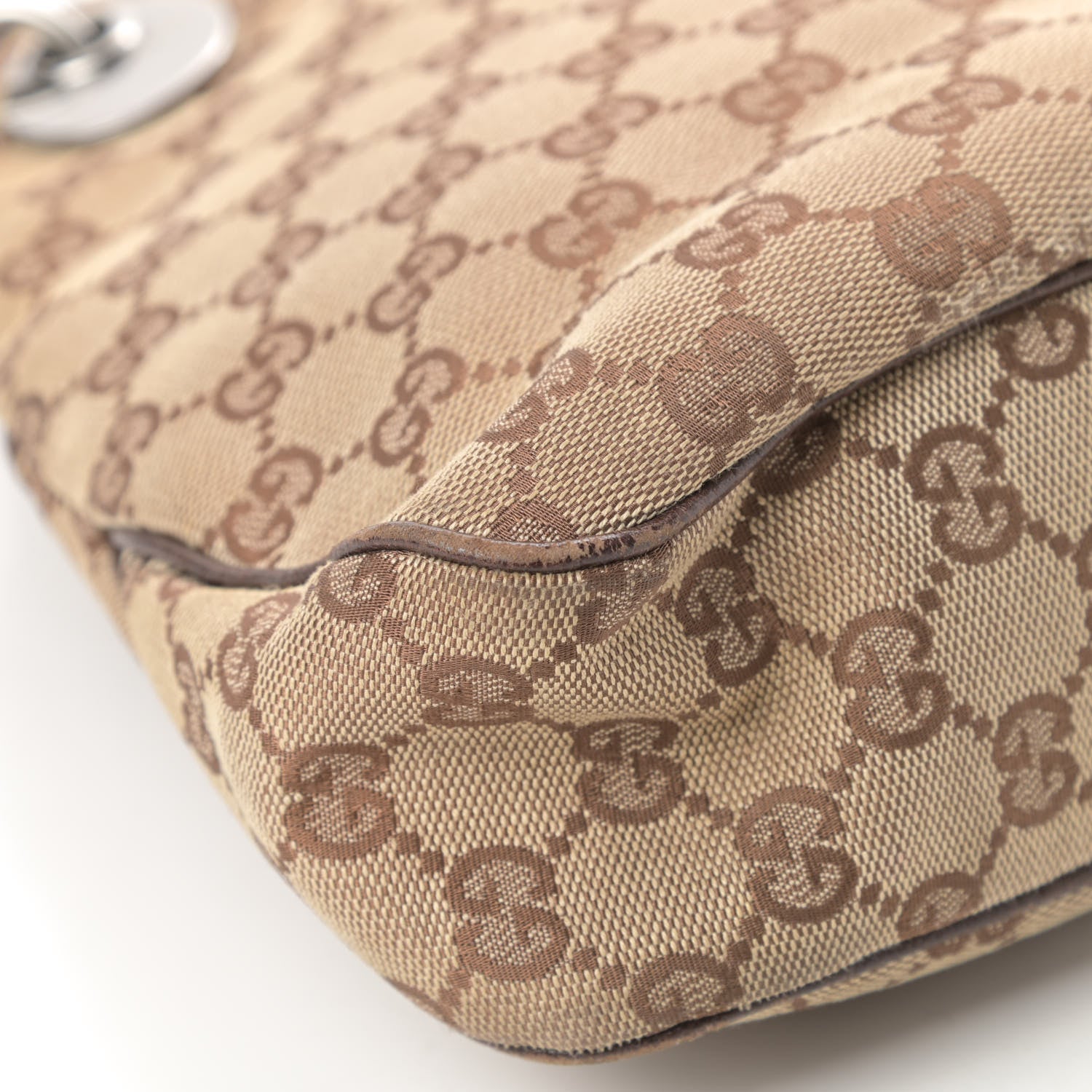 Gucci Monogram Medium Eclipse Shoulder Bag Dark Brown 12 of 17