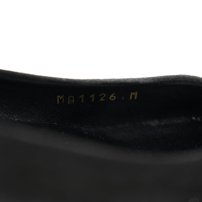 Louis Vuitton Suede Uniformes Pump 37 Black 9 of 9