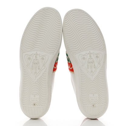 Gucci Calfskin Web Interlocking G Mens Ace Sneakers 11 White 5 of 10