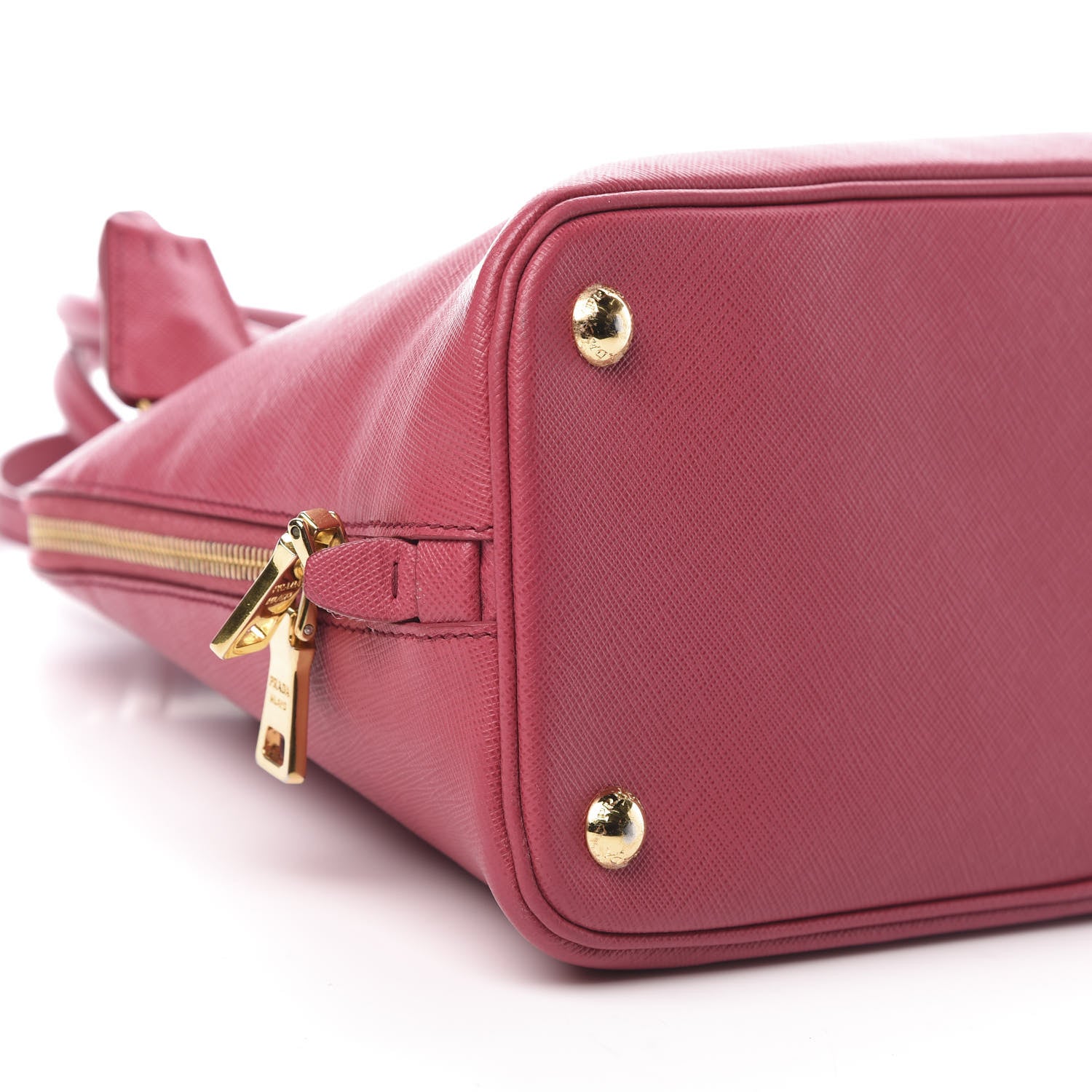 Prada Saffiano Lux Medium Promenade Tote Peonia 11 of 17