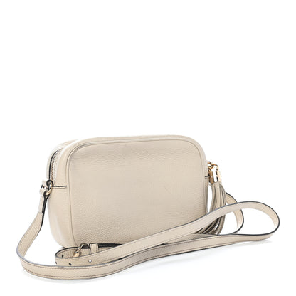 Gucci Pebbled Calfskin Small Soho Disco Bag Off White 3 of 12