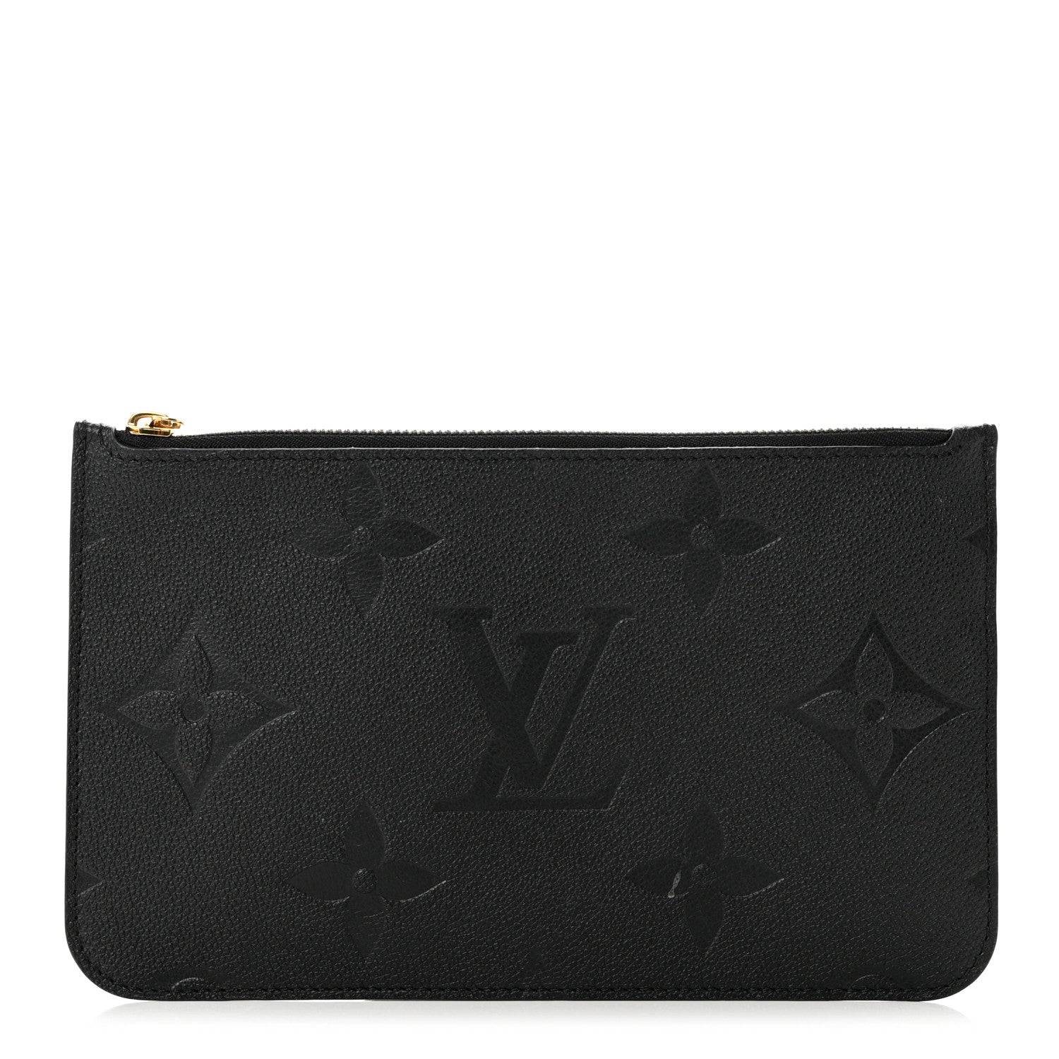 Louis Vuitton Empreinte Monogram Giant Neverfull MM Pochette Black 1 of 6