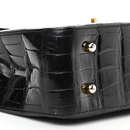 Chanel Alligator Jumbo Single Flap Black 9 of 12