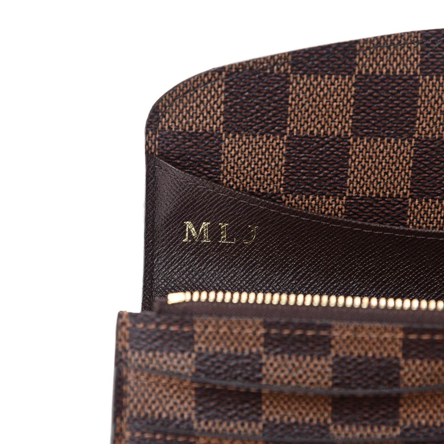Louis Vuitton Damier Ebene Emilie Wallet 7 of 9