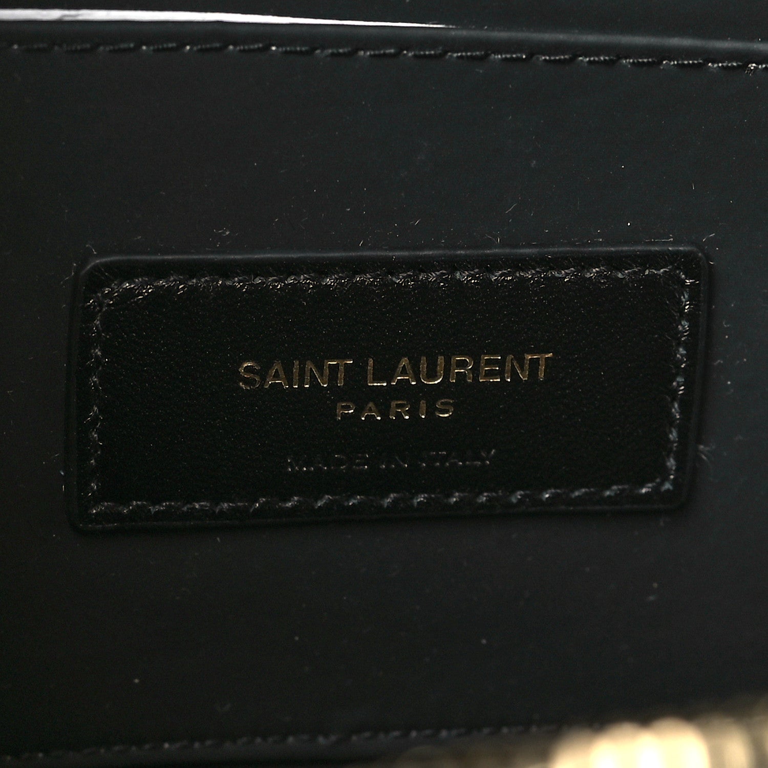 Saint Laurent Lambskin Quilted Lolita Cosmetic Pouch Black 7 of 9