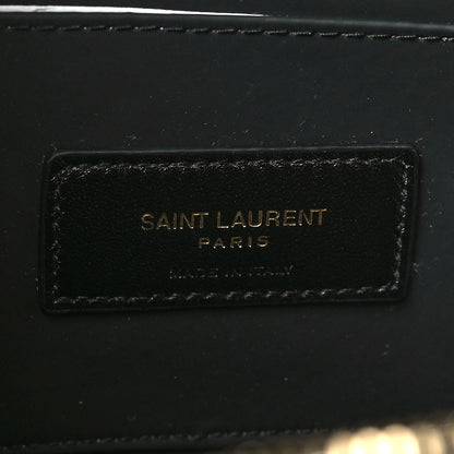 Saint Laurent Lambskin Quilted Lolita Cosmetic Pouch Black 7 of 9