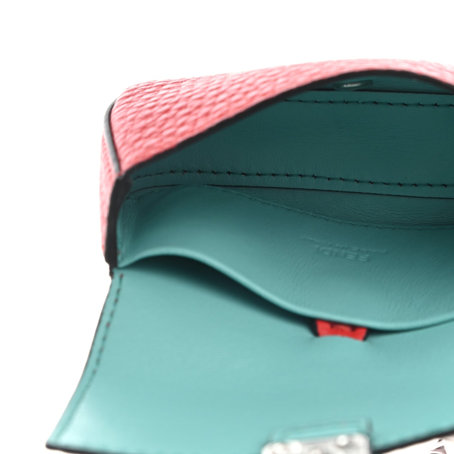 Cuoio Romano Micro Baguette Charm Papavero