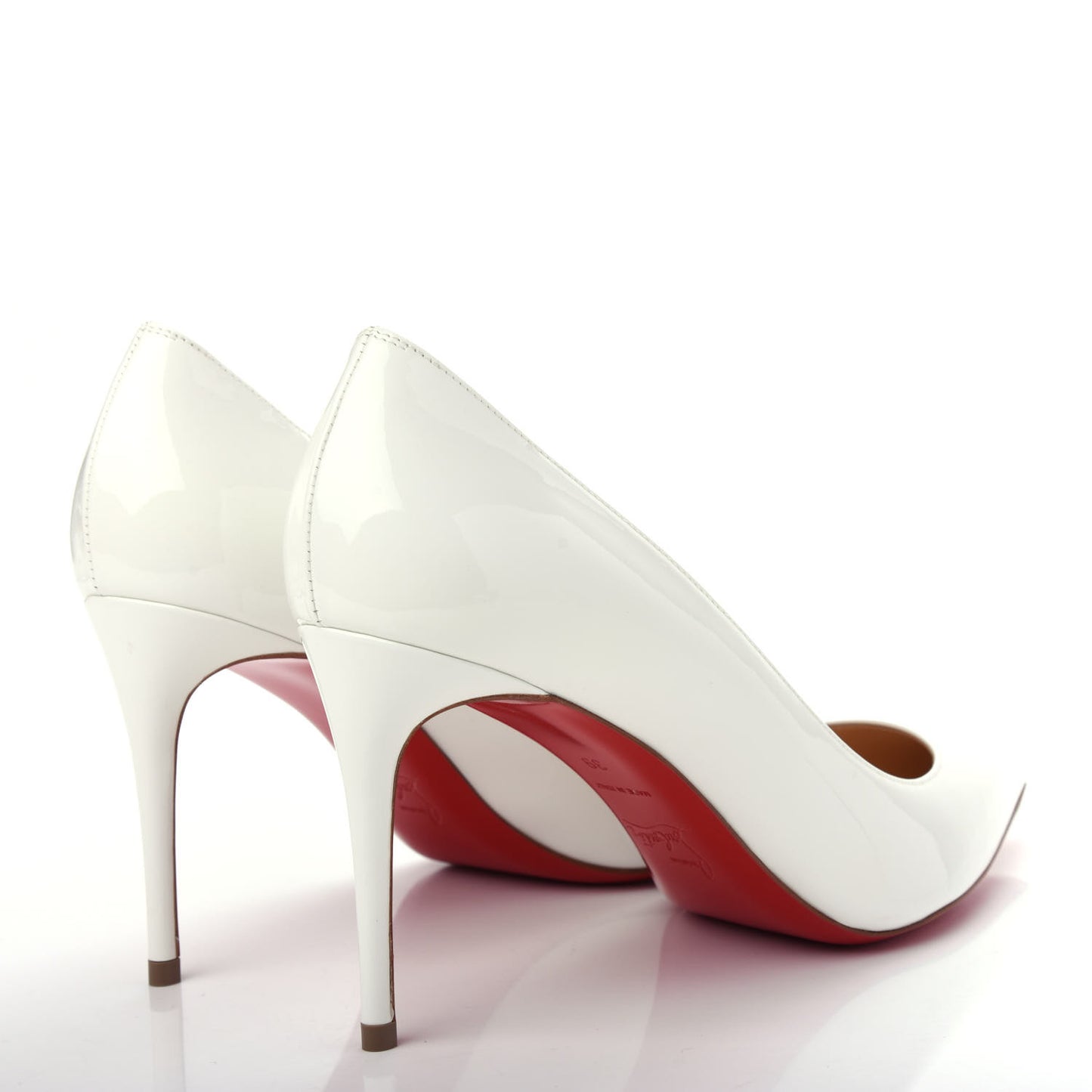 Patent Kate 85 Pumps 39 White