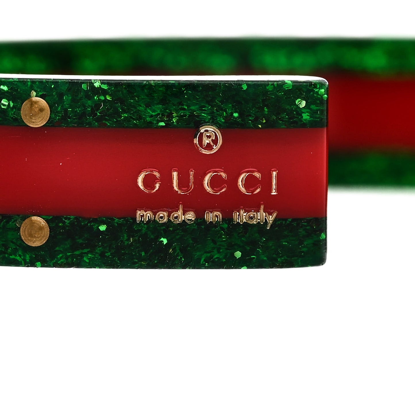 Crystal Web Cuff 18 Green Red