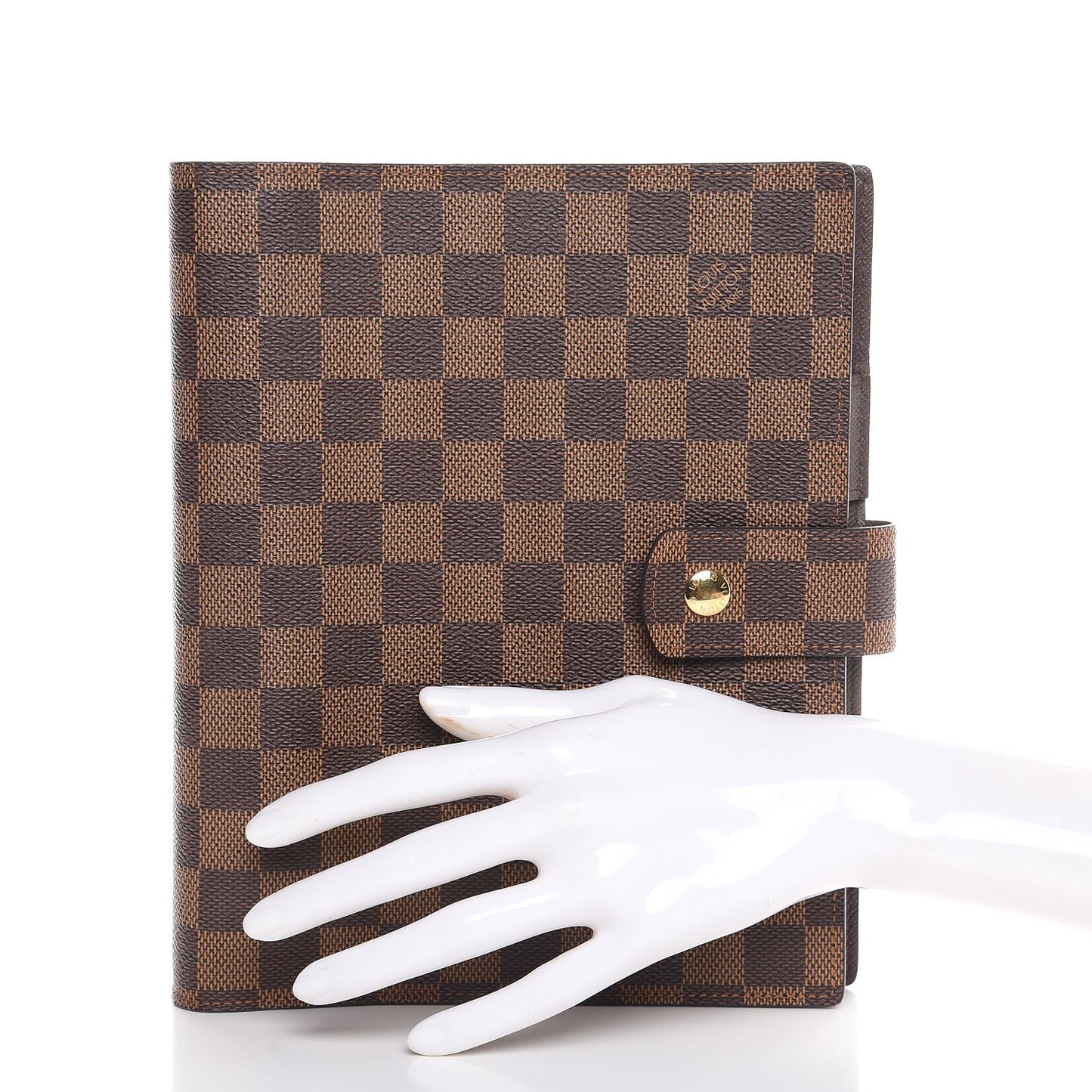 Damier Ebene Large Ring Agenda Cover