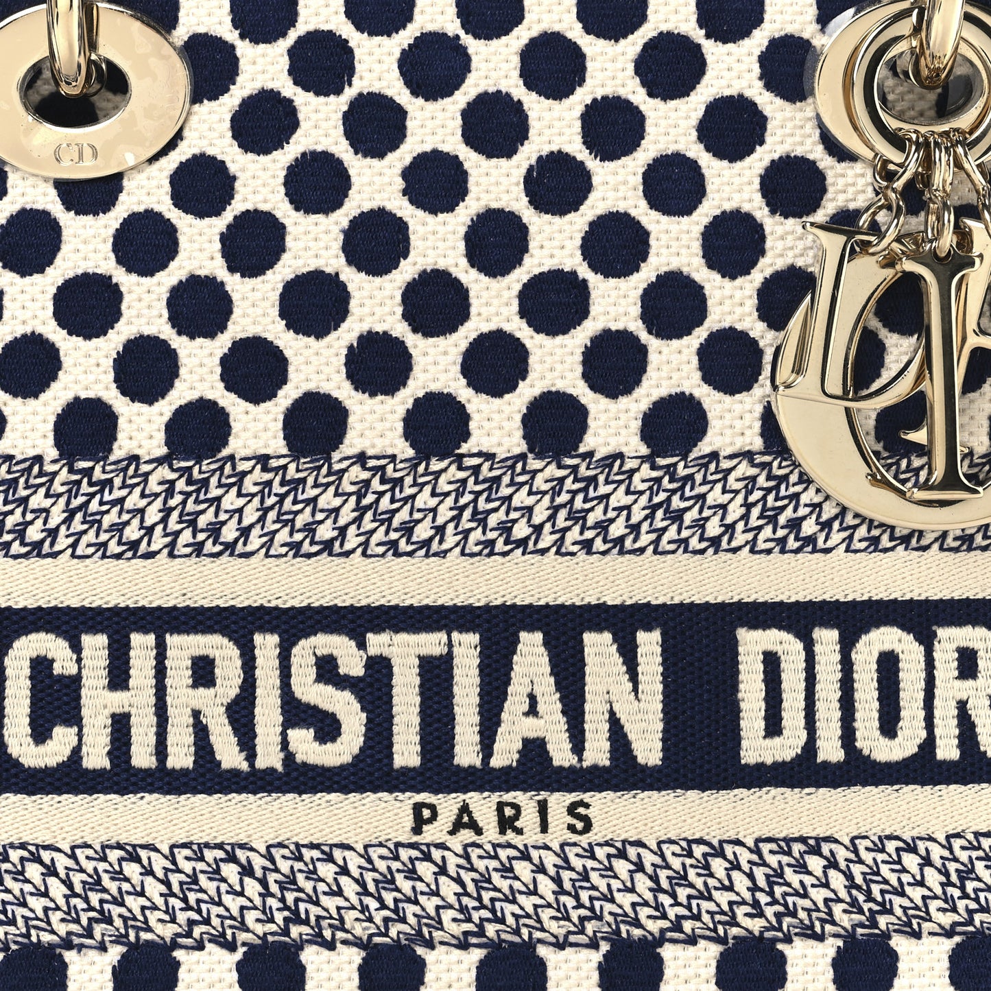 Canvas Medium DiorAmour Dots Lady D-Lite Blue