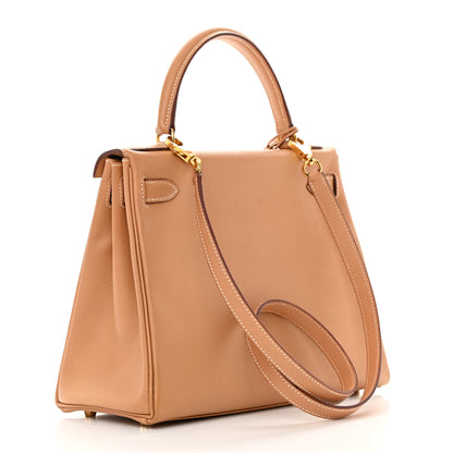Hermes Courchevel Kelly Retourne 28 Naturelle 3 of 19