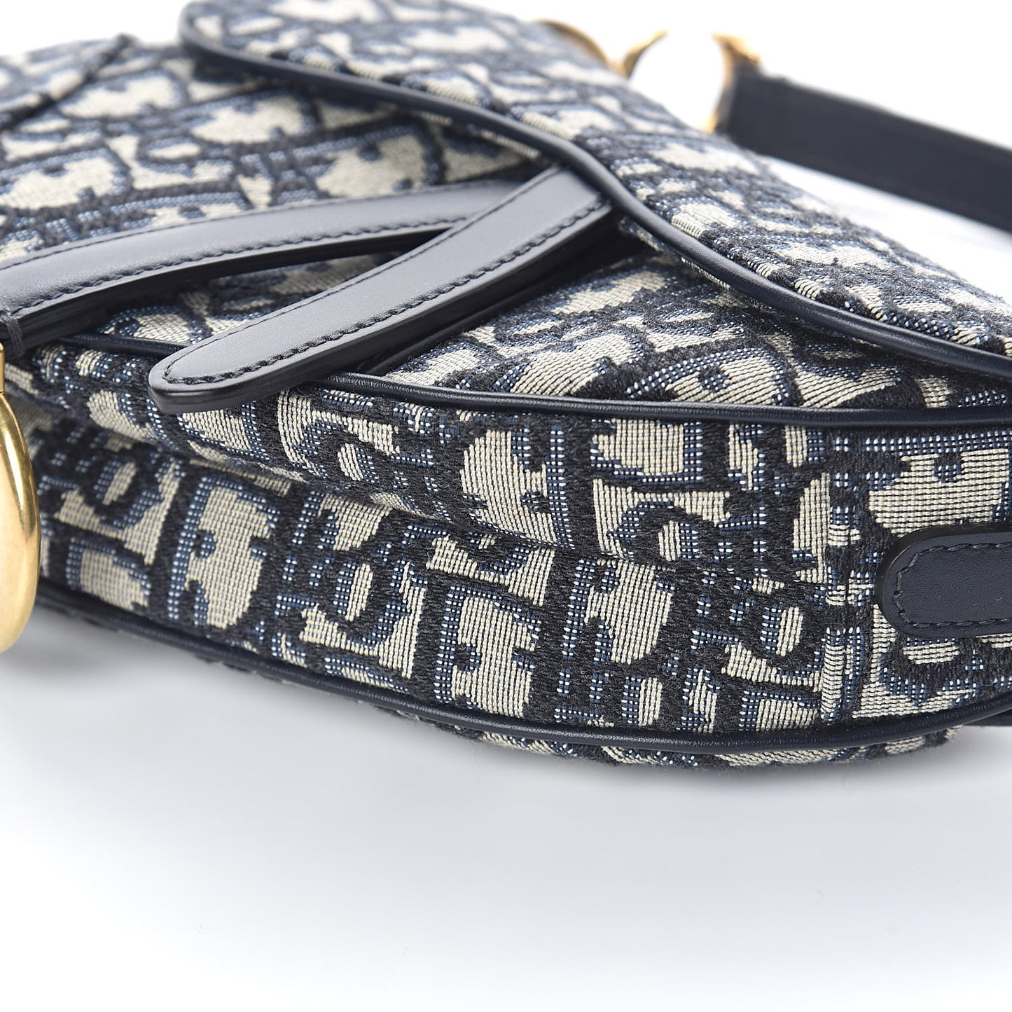Oblique Mini Saddle Bag Blue