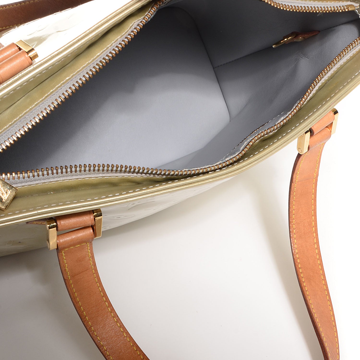 Louis Vuitton Vernis Houston Silver 5 of 7