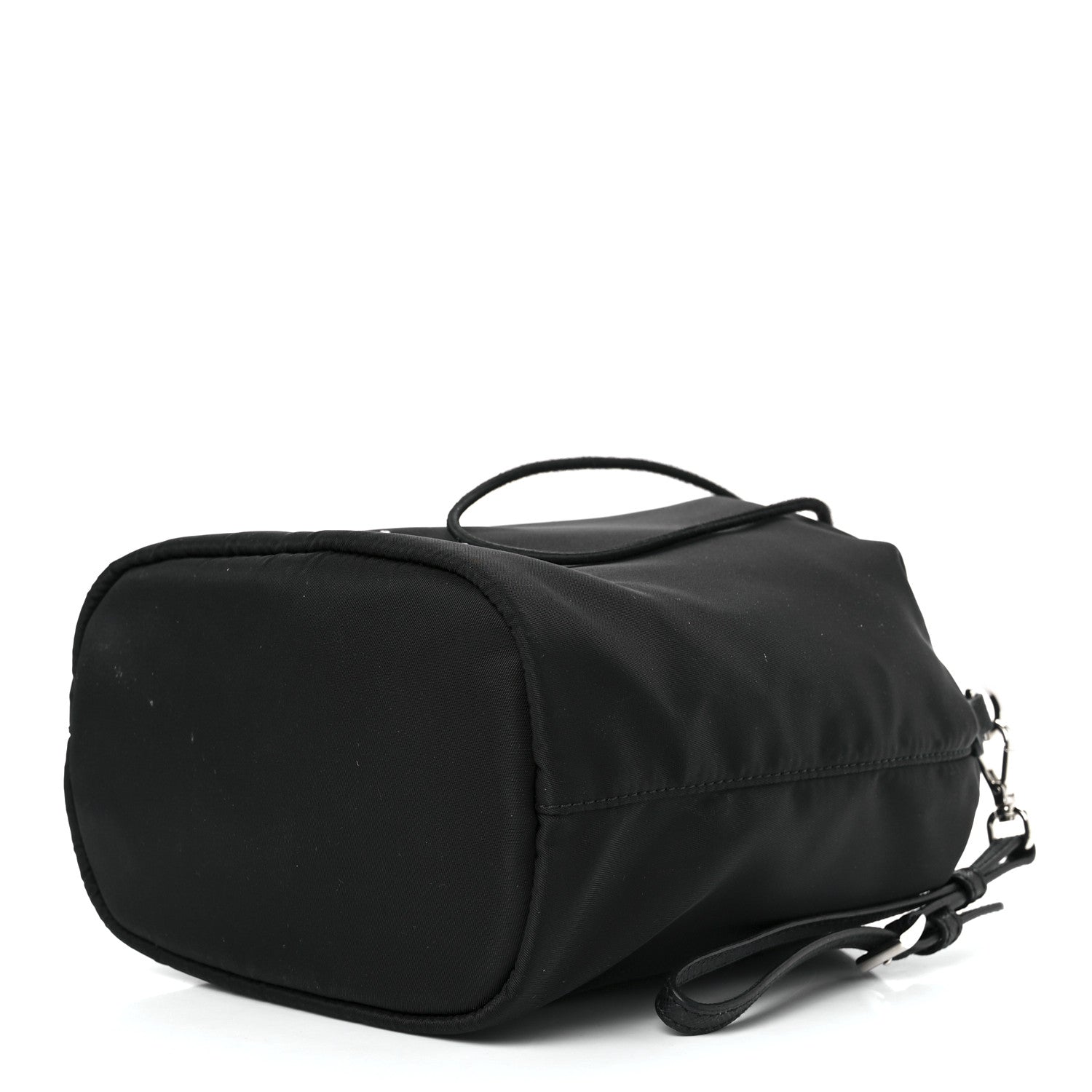 Prada Re-Nylon Saffiano Bucket Wristlet Black 11 of 13