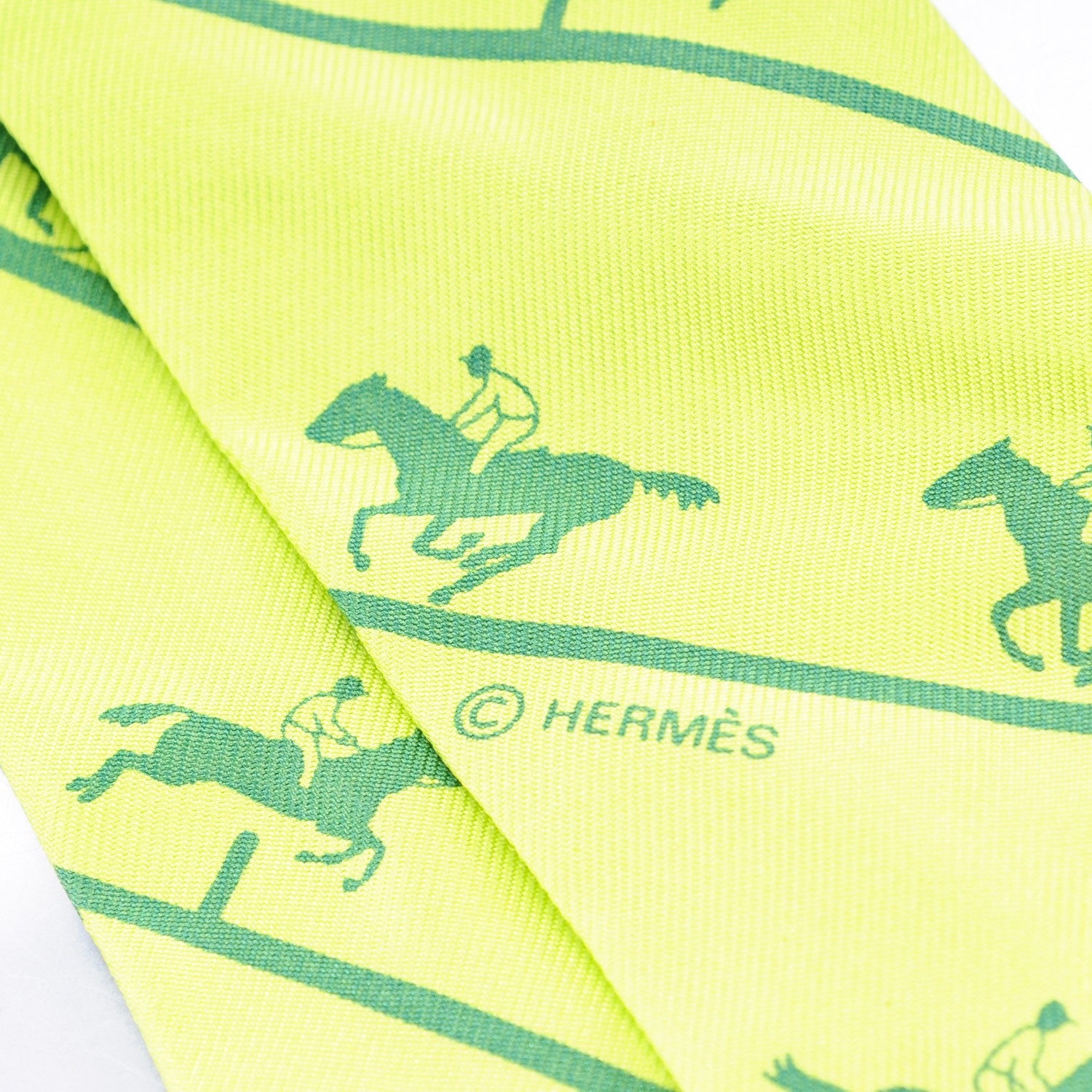 Hermes Silk Duc Carriage Horse Twilly 5 of 5