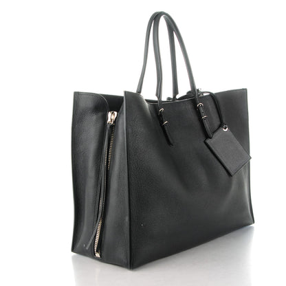 Balenciaga Supple Calfskin Papier A4 Zip Around Tote Black 3 of 8