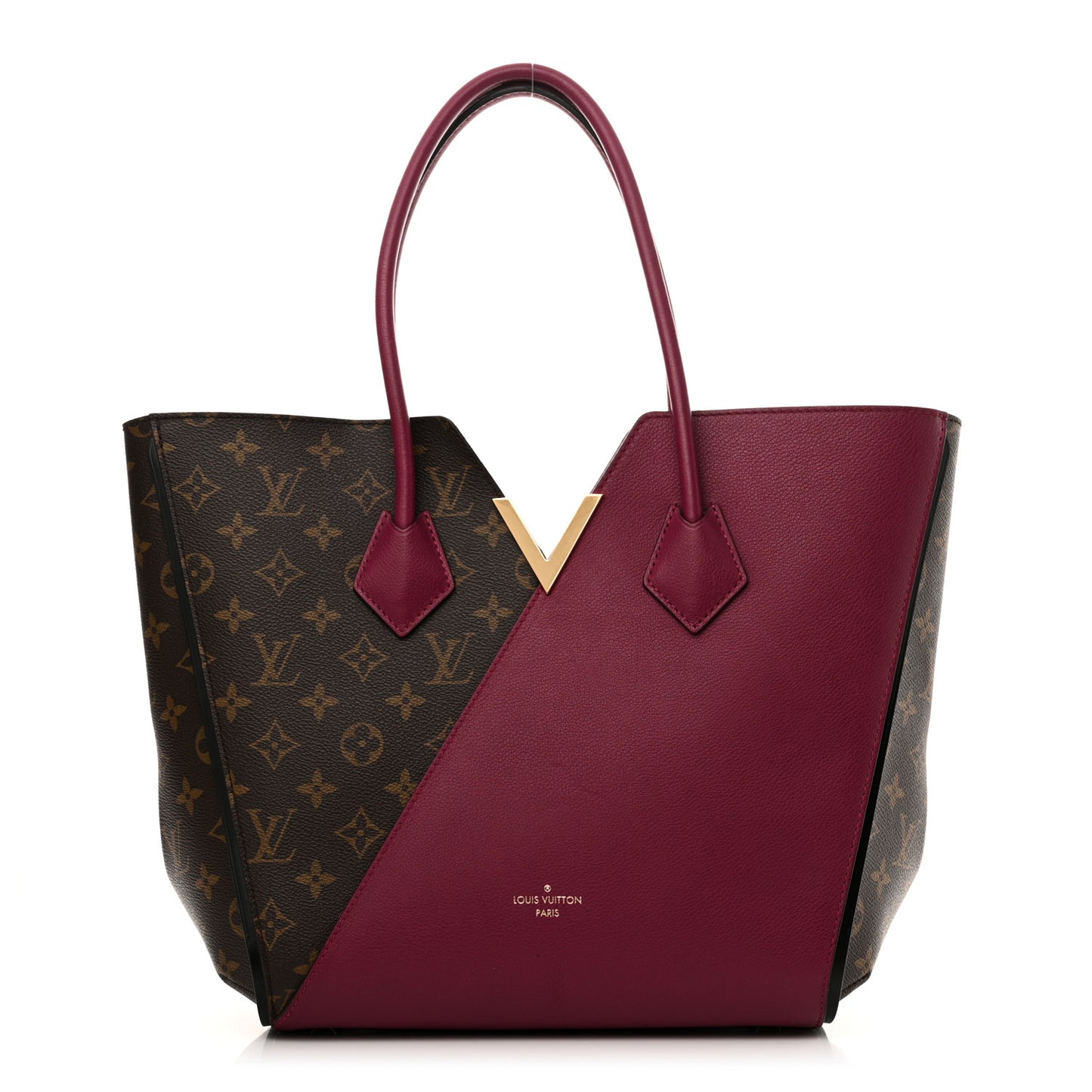 Calfskin Monogram Kimono Tote Grape