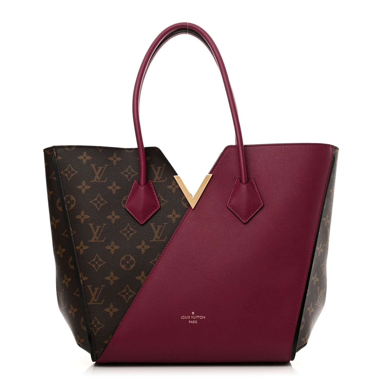 Louis Vuitton Calfskin Monogram Kimono Tote Grape 1 of 10