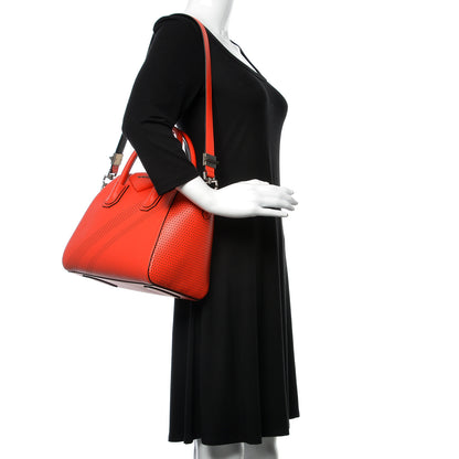 Givenchy Lambskin Perforated Small Antigona Pop Red 2 of 12