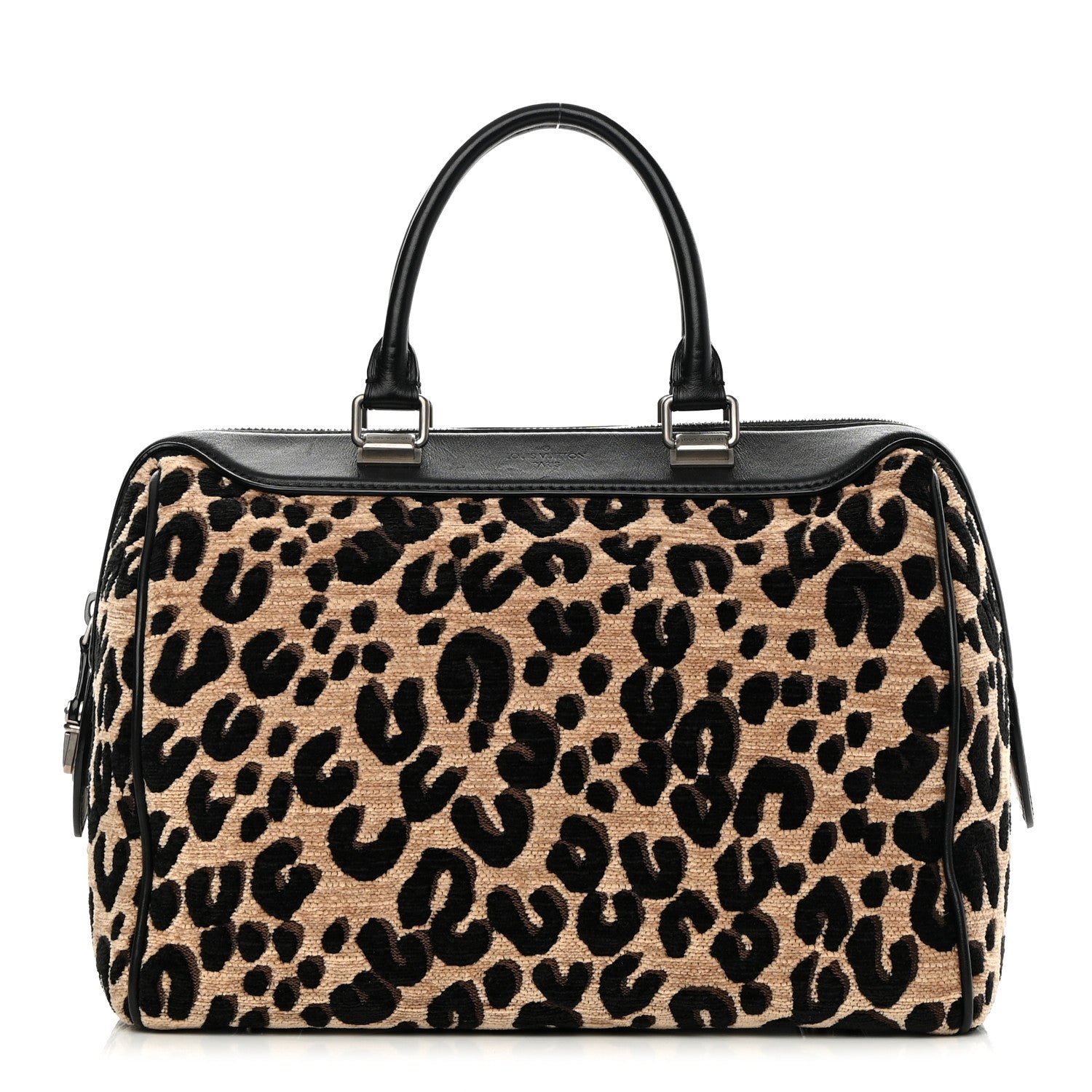 Louis Vuitton Jacquard Velvet Leopard Print Stephen Sprouse Speedy 1 of 16