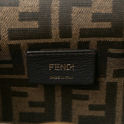 Fendi Nappa Suede Striped Inlay Small Fendi First Pink Multicolor 7 of 12