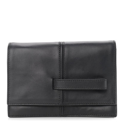 Valentino Garavani Vitello My Own Code Clutch Black 1 of 8