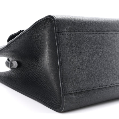 Louis Vuitton Soft Calfskin Lockme Tote MM Black 8 of 9