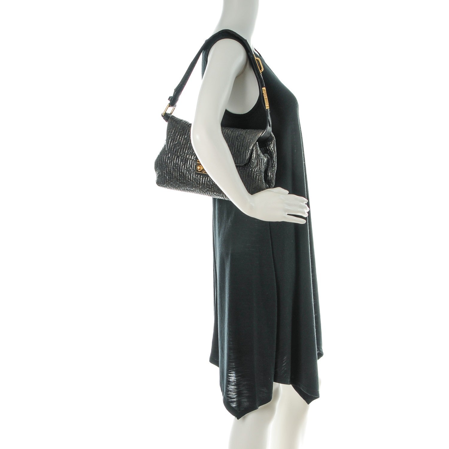 Louis Vuitton Monogram Motard Pochette Black 2 of 7