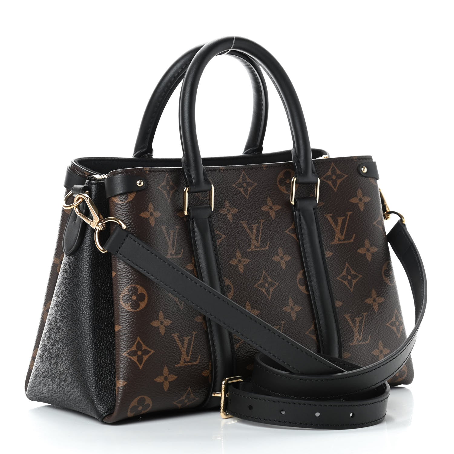 Louis Vuitton Monogram Soufflot BB Black 3 of 9