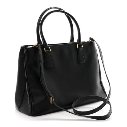 Prada Saffiano Lux Medium Tote Black 3 of 10
