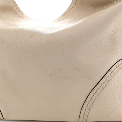 Gucci Calfskin Guccissima Trim Large Signoria Hobo Ivory 16 of 16