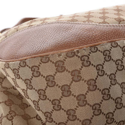 Gucci Monogram Medium Charlotte Hobo Brown 15 of 22