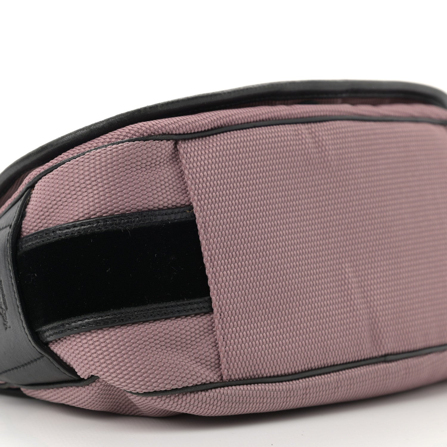 Saint Laurent Canvas Shoulder Bag Pink Black 9 of 11