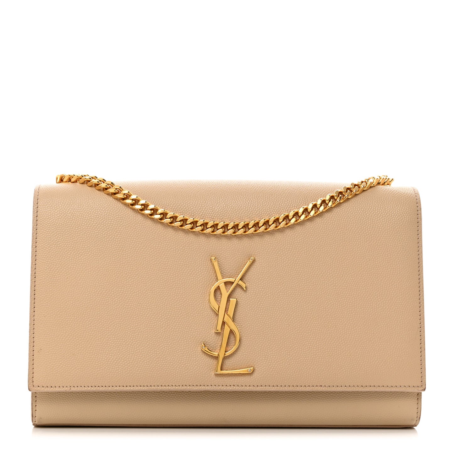Grain De Poudre Medium Monogram Kate Satchel Nude Powder