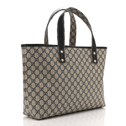 Gucci GG Plus Monogram Medium Signature Web Loop Tote Navy 3 of 11
