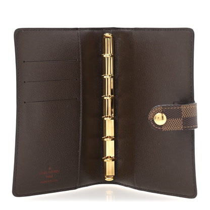 Louis Vuitton Damier Ebene Small Ring Agenda Cover 5 of 8