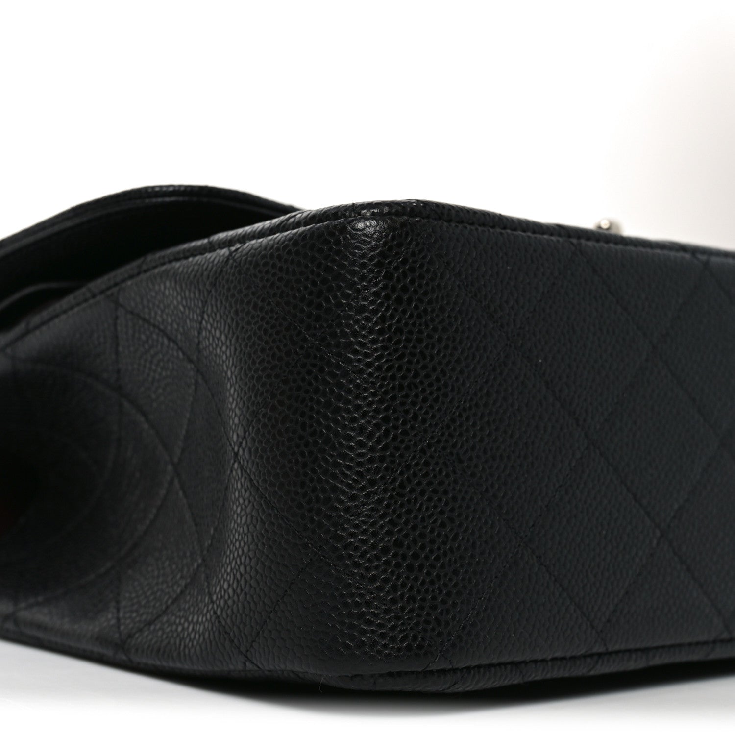 Chanel Caviar Quilted Jumbo Double Flap Black 9 of 11