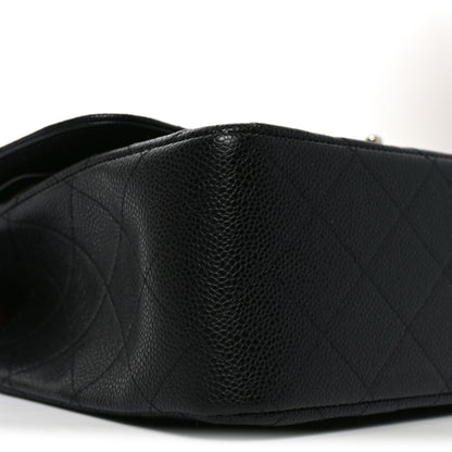 Chanel Caviar Quilted Jumbo Double Flap Black 9 of 11